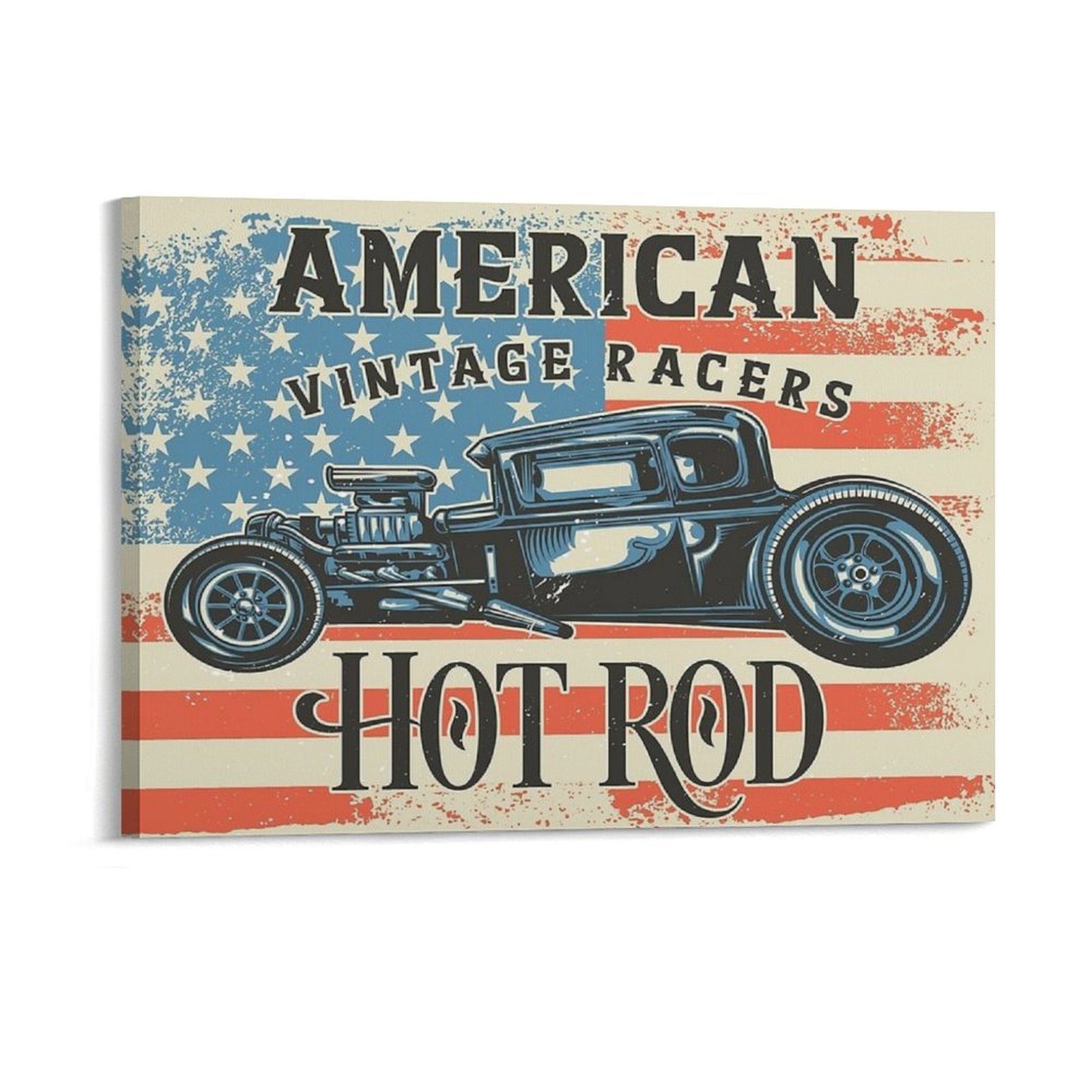 Home Cinema Design - American Hot Rod Canvas Painting Kitchen