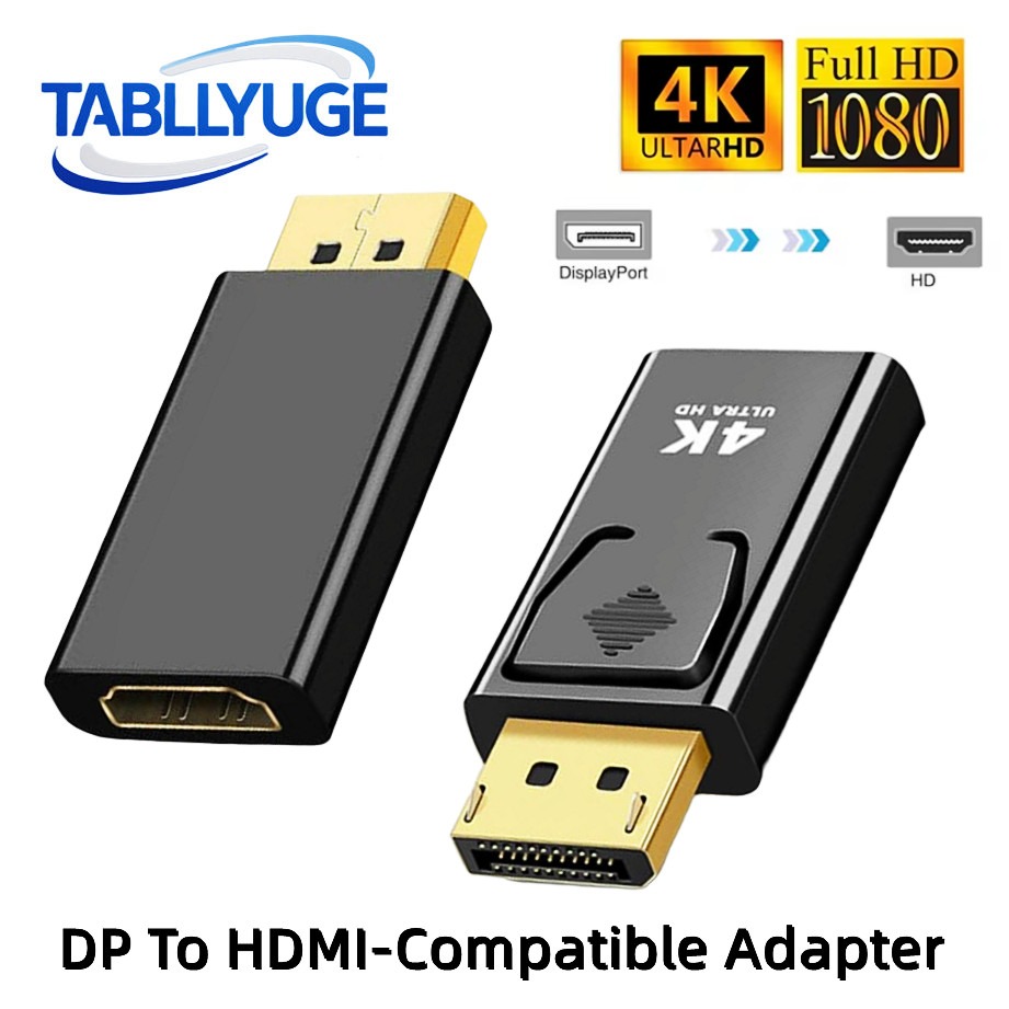 Home Cinema With Projector - 4K/1080P DP DisplayPort to HDMI-compatible Adapter