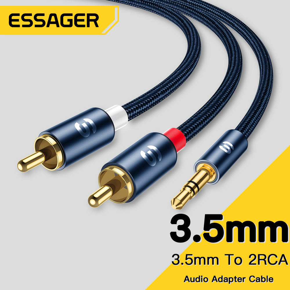 Home Cinema Dvd - Essager Audio Cables 3.5mm Jack to