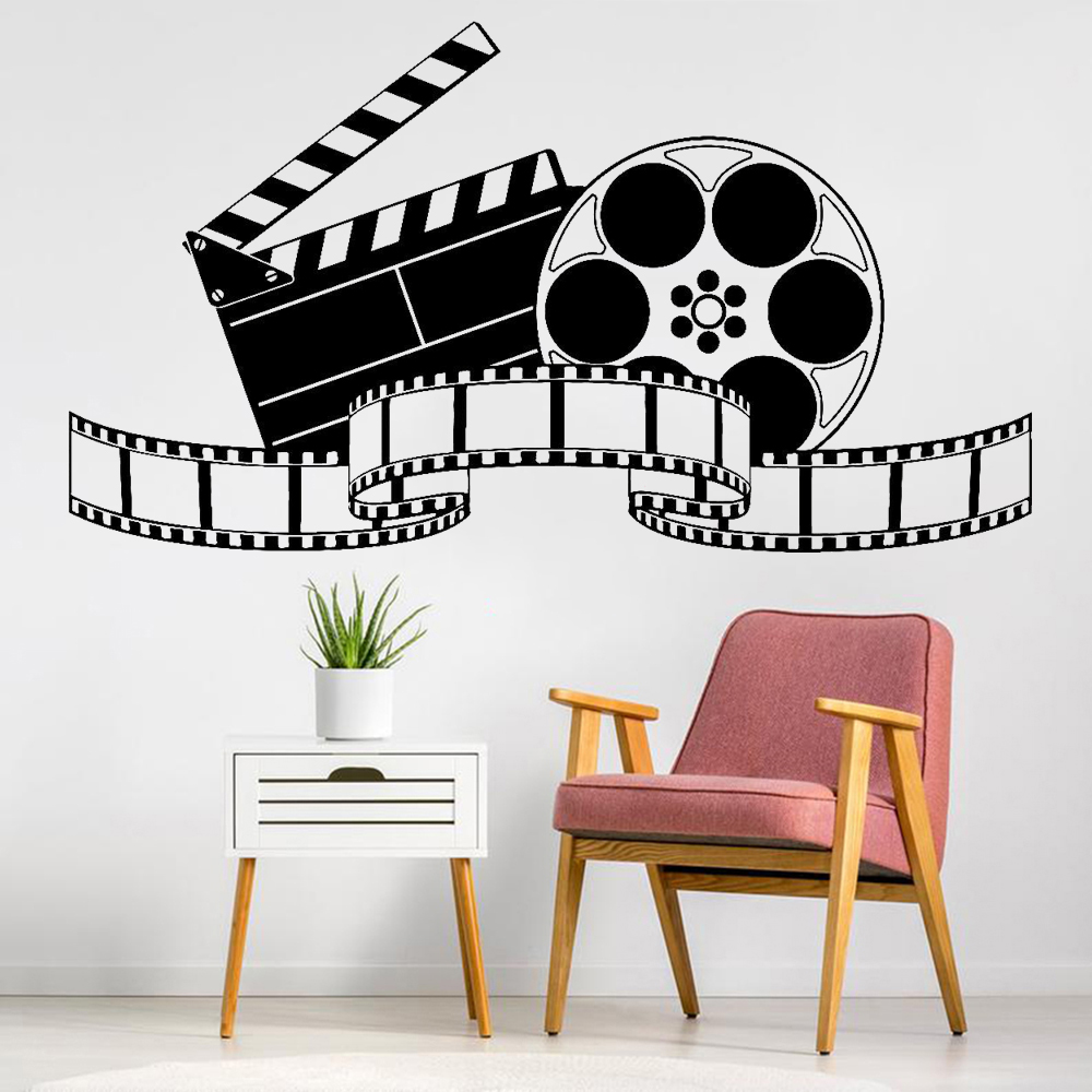 Home Cinema Flooring - Filming Vinyl Wall Decal Artistic Cinema