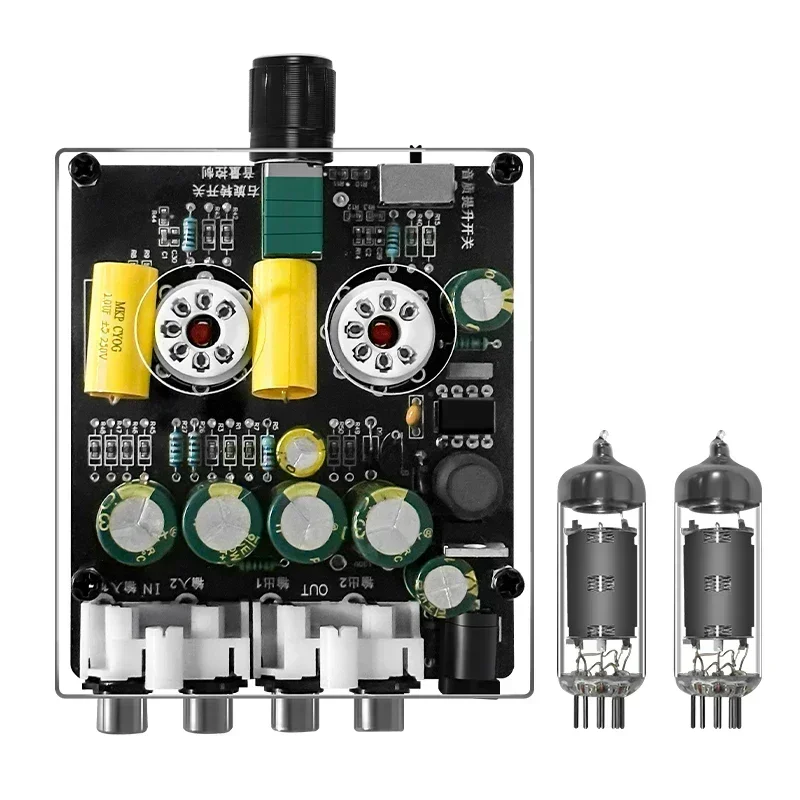 Home Cinema Heos - Upgraded 6K4 Tube Preamplifier Amplifiers HiFi