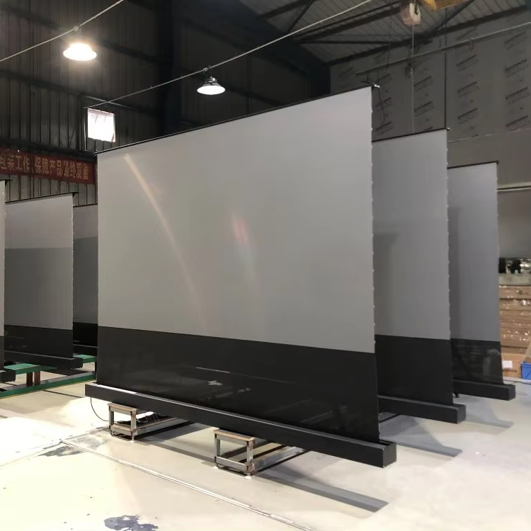 Home Cinema Flooring - Electric 92-Inch Pop-Up Projector Screen 16:9