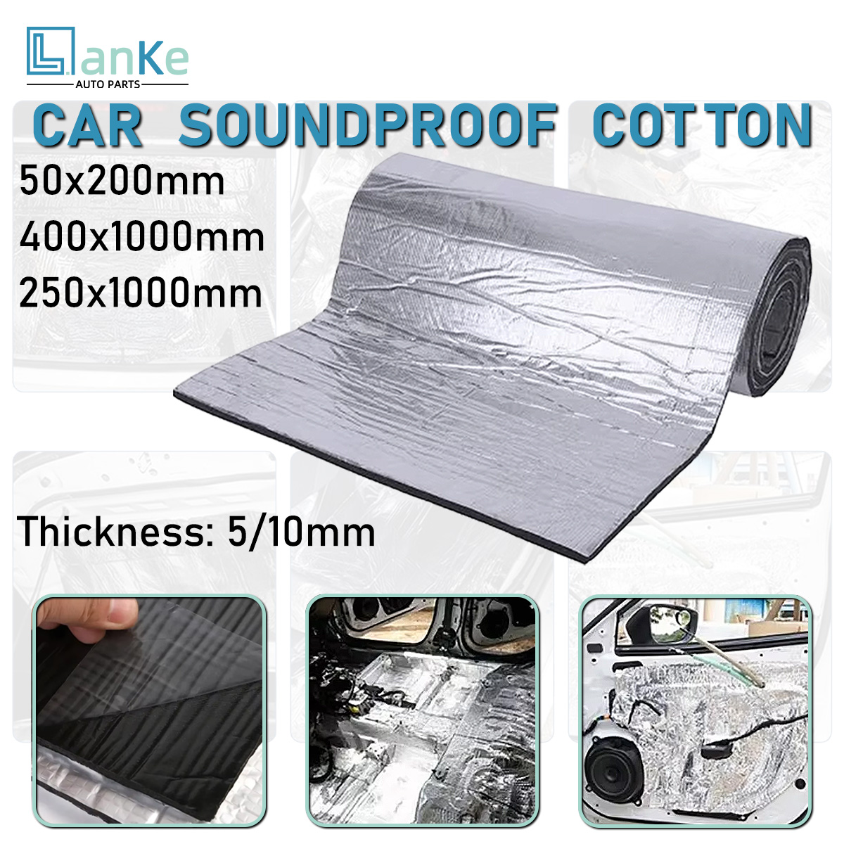 Acoustic Foam Panel - Lanke High Density Foam Soundproofing Pad