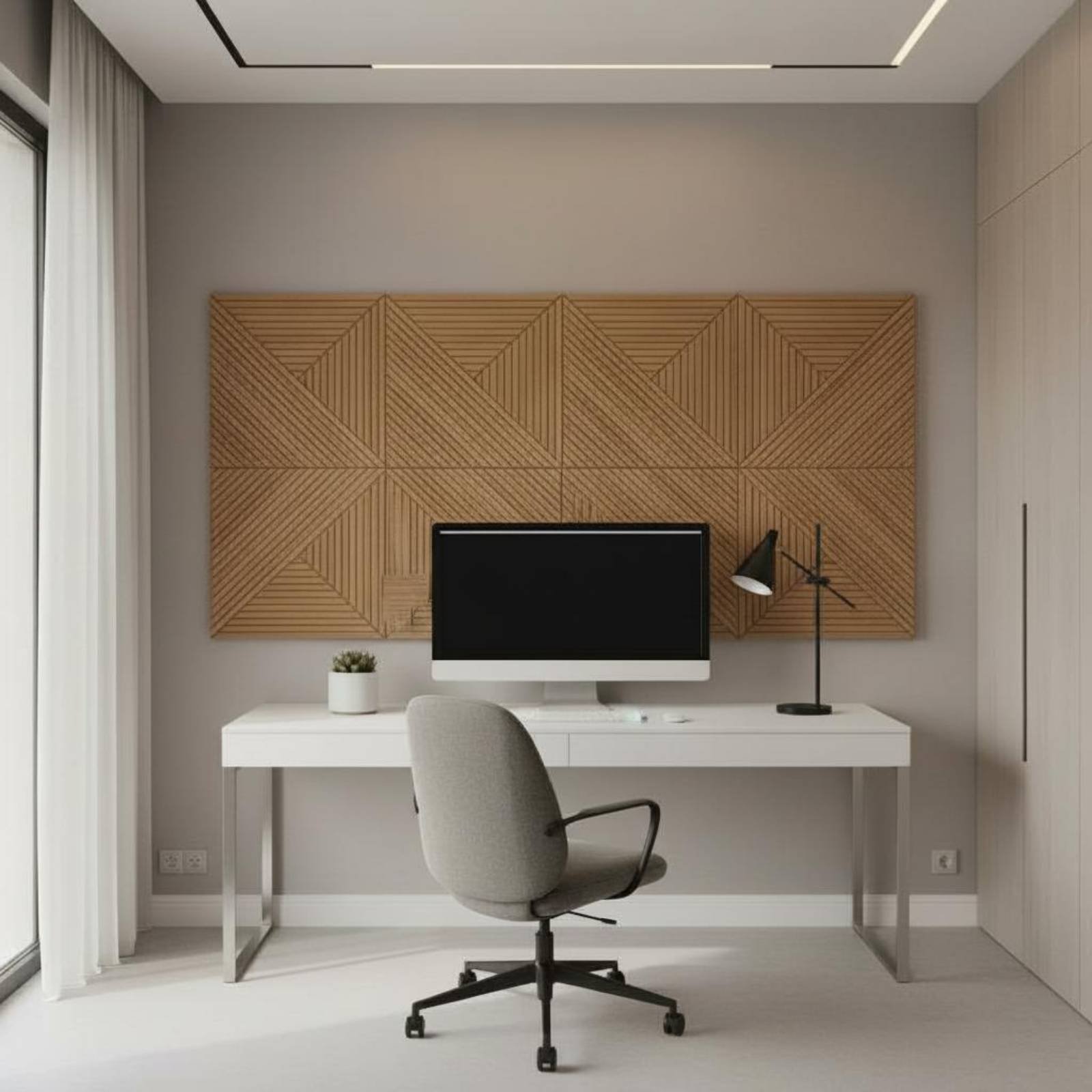 Wood Grain Acoustic Panel Redu - Acoustic Foam Panel 评论和价格