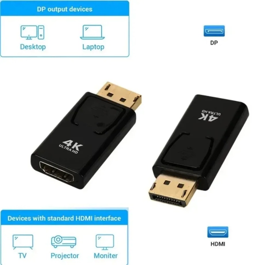 DisplayPort to HDMI-Compatible - Home Cinema Projector 评论和价格