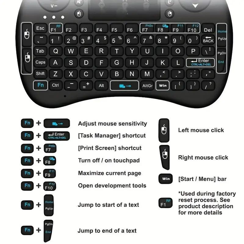 Mini English Bluetooth Keyboar - Home Cinema With Projector 评论和价格