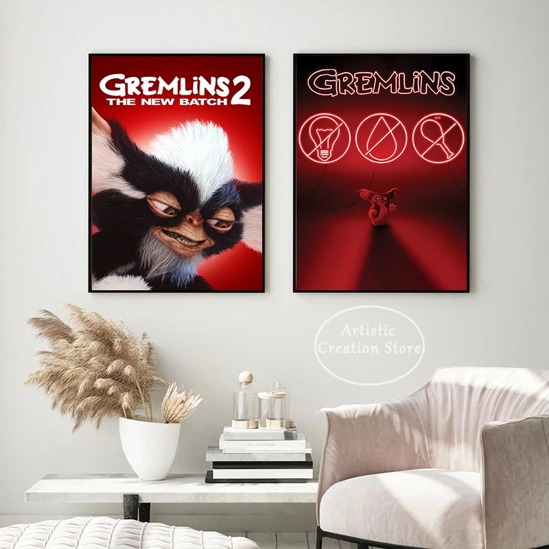 Classic Movie Gremlins Poster  - Home Cinema Design 评论和价格