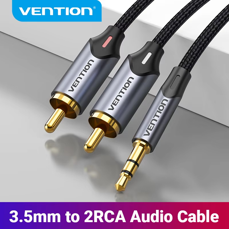 Vention RCA Cable 1.5m 2m 3.5m - Home Cinema Dvd 评论和价格