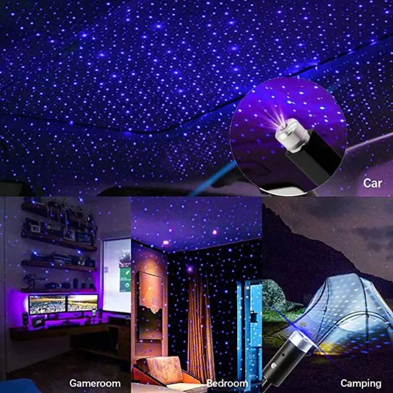 Mini Car LED Star Night Light  - Home Cinema With Projector 评论和价格