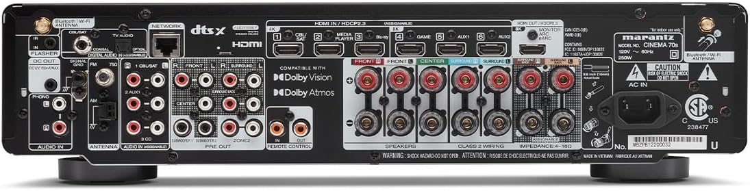 Marantz Cinema 70S 7.2-Ch Rece - Home Cinema Heos 评论和价格