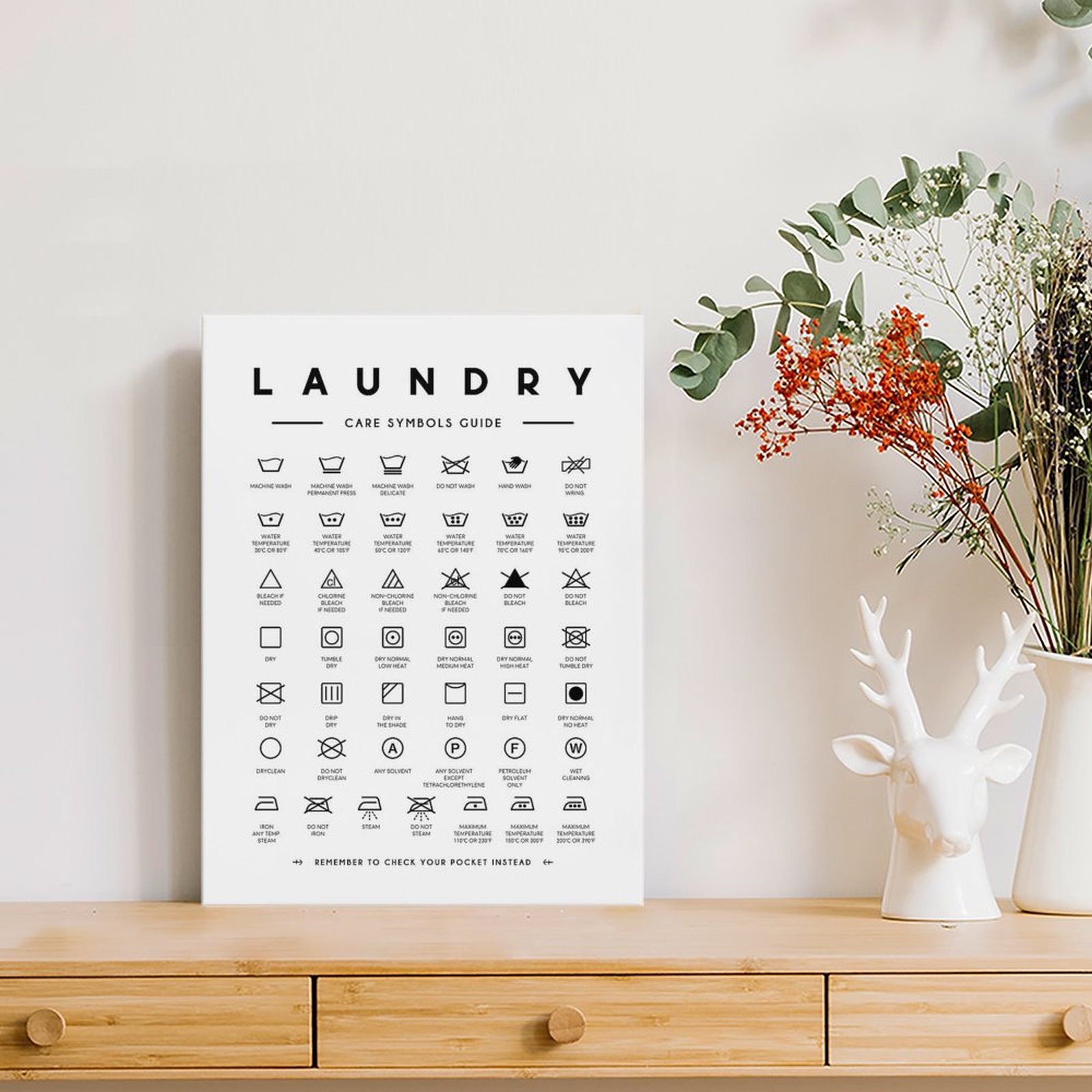 Laundry Symbols Guide Care For - Home Cinema Guide 评论和价格