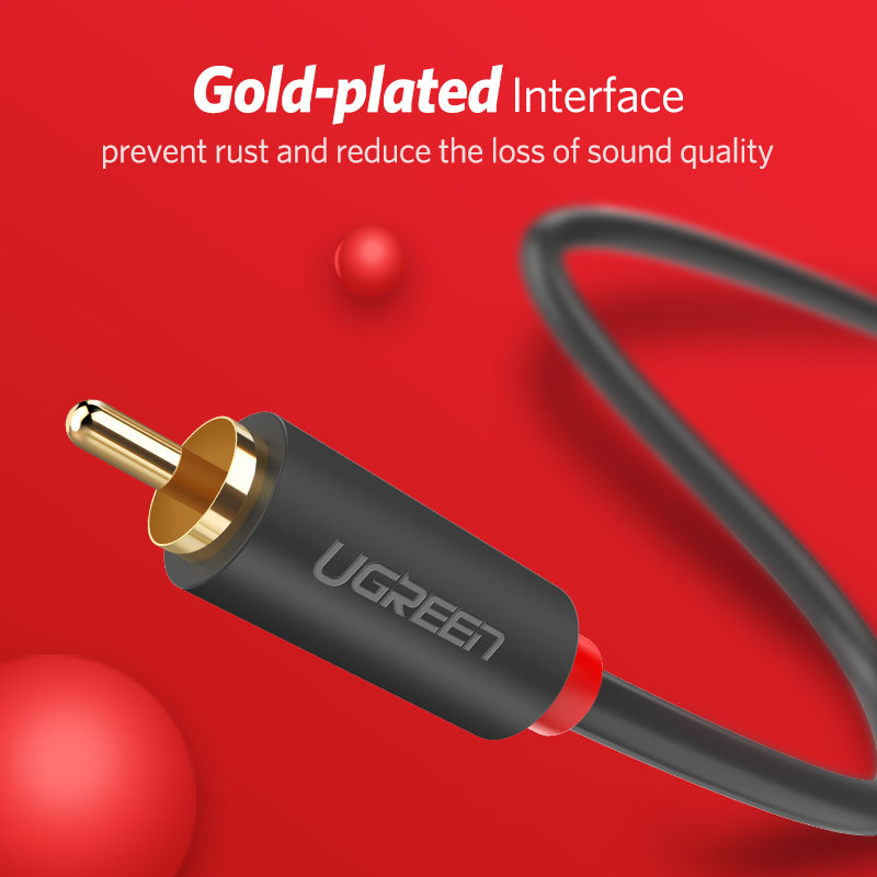 UGREEN 2RCA to 2 RCA Male to M - Home Cinema Dvd 评论和价格