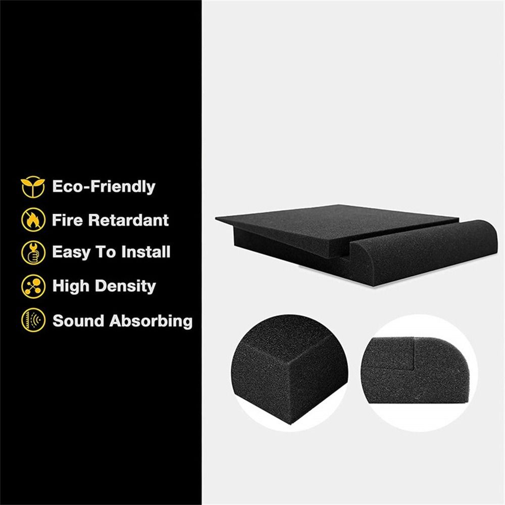 1 Set Studio Monitor Speaker A - Acoustic Foam Panel 评论和价格