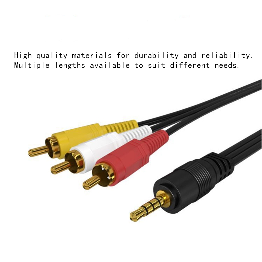 3.5mm to 3 RCA Audio Video Cab - Home Cinema Heos 评论和价格