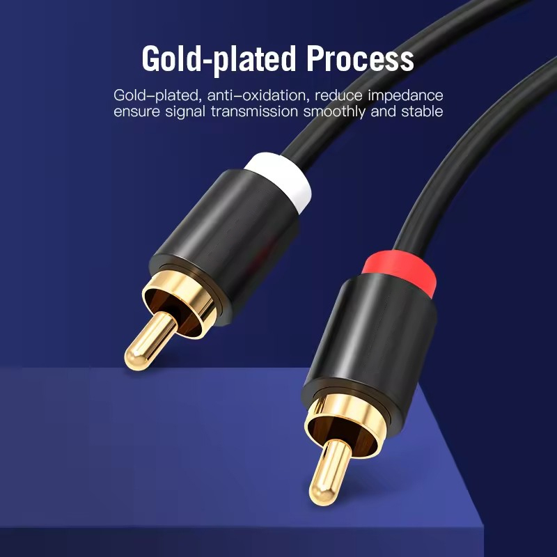 HIFI Stereo RCA Cable 2RCA to  - Home Cinema Dvd 评论和价格