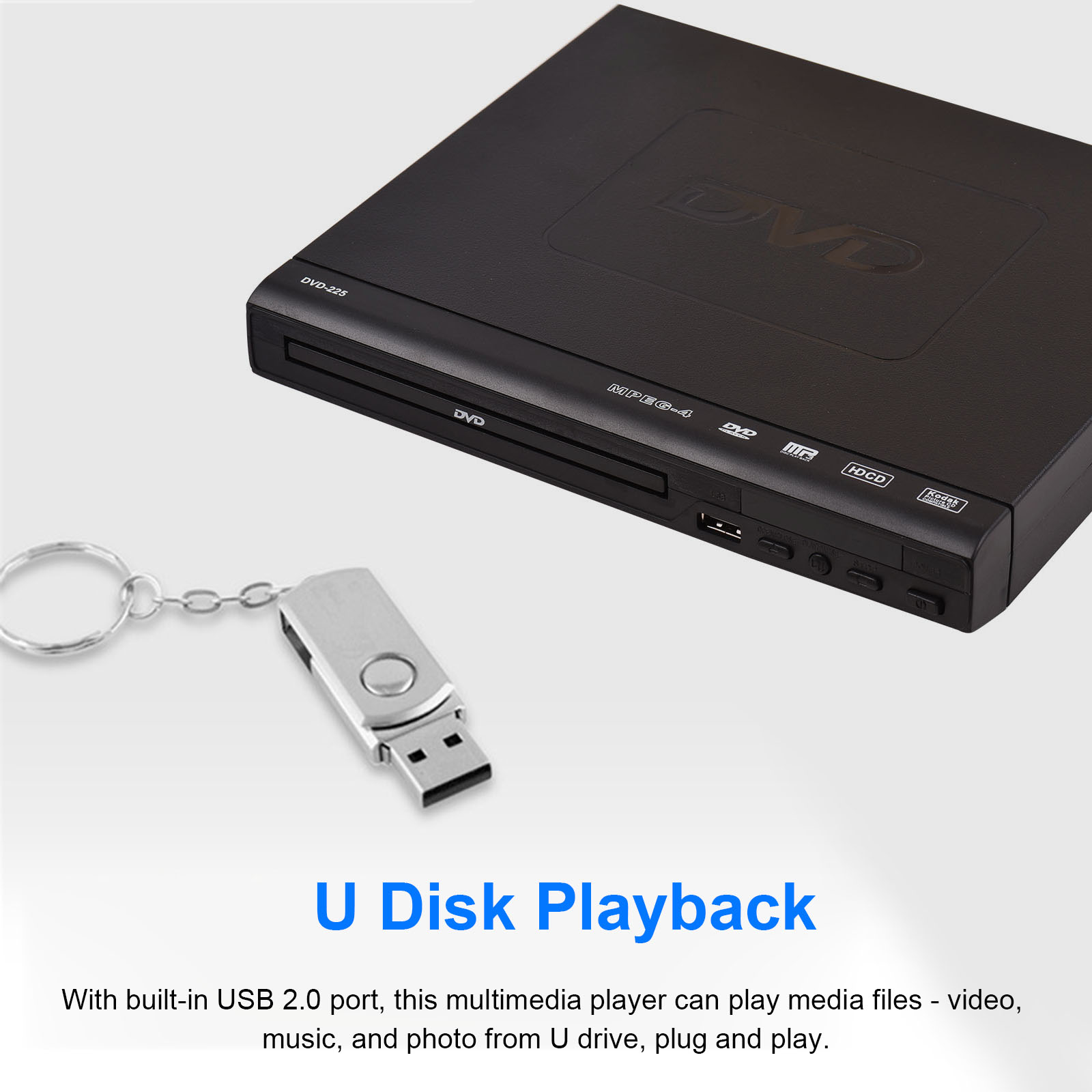 DVD-225 Home DVD Player DVD CD - Home Cinema Dvd 评论和价格