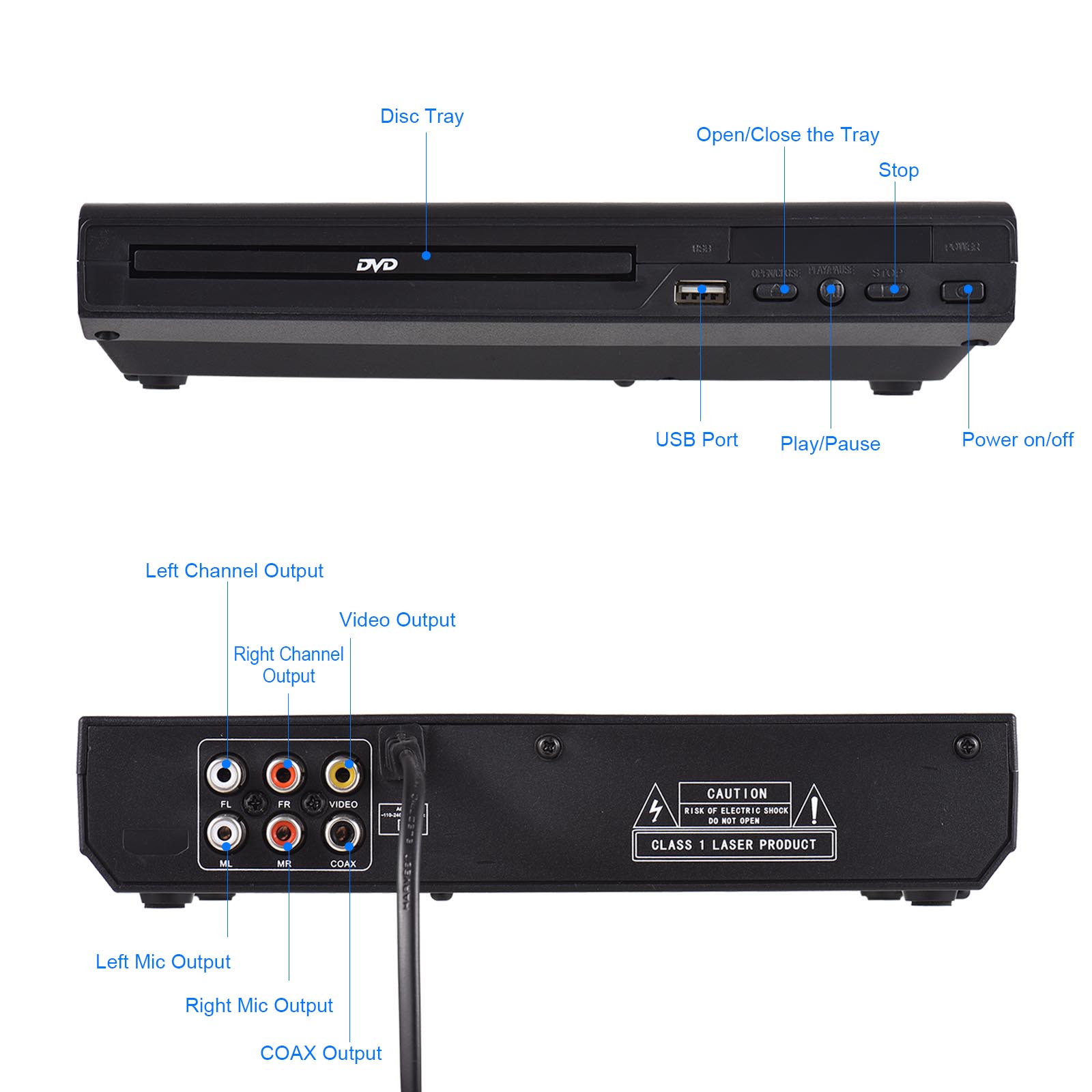 DVD-225 Home DVD Player DVD CD - Home Cinema Dvd 评论和价格