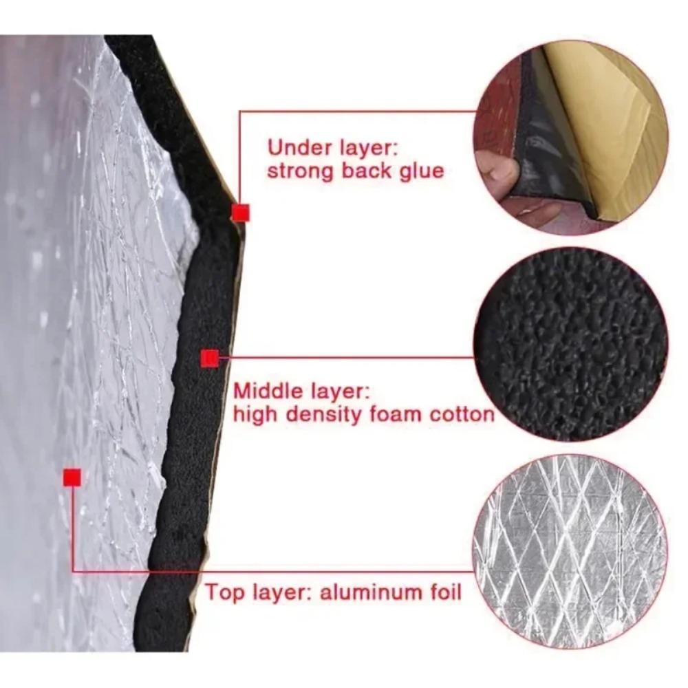 Extra Thick 20mm Car Sound Dea - Acoustic Foam Panel 评论和价格