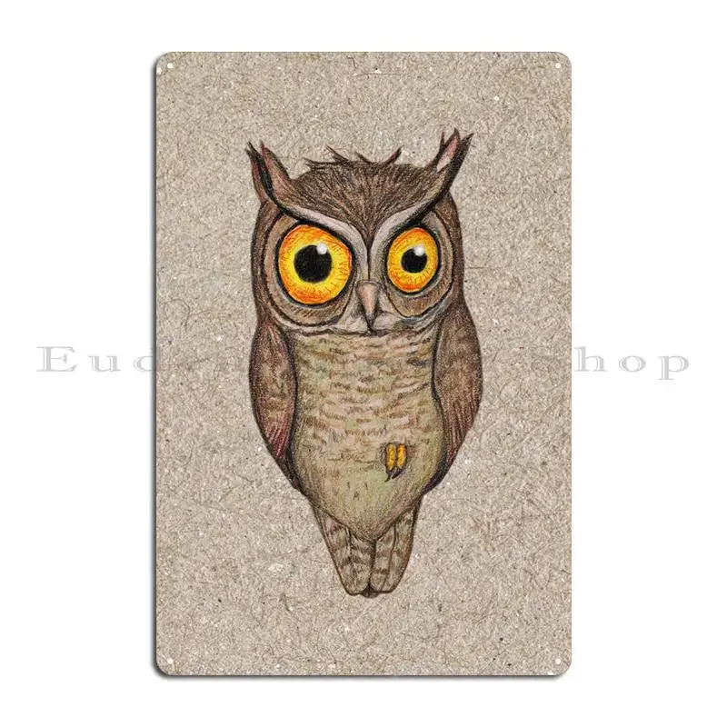 Great Horned Owl Metal Plaque  - Home Cinema Design 评论和价格