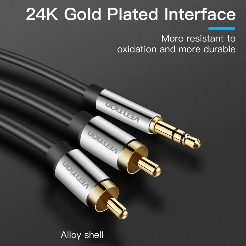 Vention RCA Cable 3.5 to 2rca  - Home Cinema Heos 评论和价格